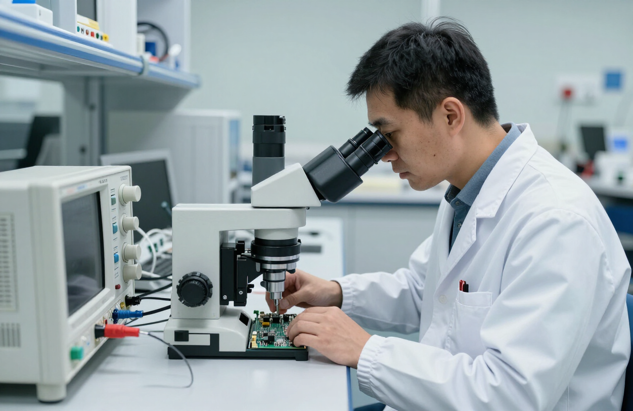 Electronics inspection and technical review